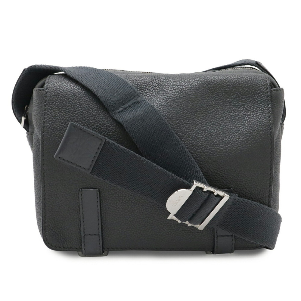 LOEWE Anagram Military Handbag XS Shoulder Bag Leather Gray B553A72X22